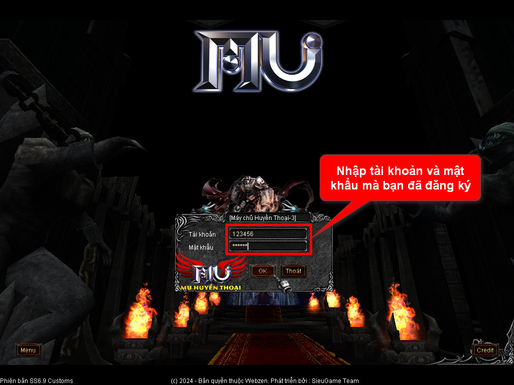 Chức năng chính của Game MU Võ Thần Chức năng chính của Game MU Võ Thần