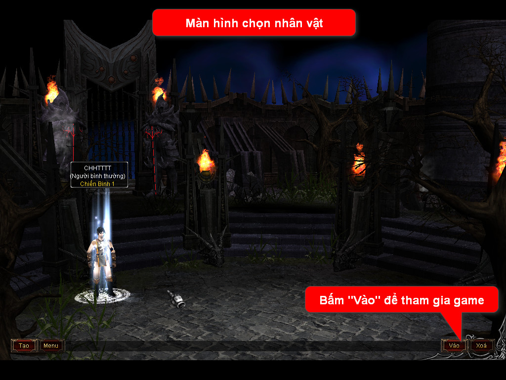 Chức năng chính của Game MU Võ Thần Chức năng chính của Game MU Võ Thần